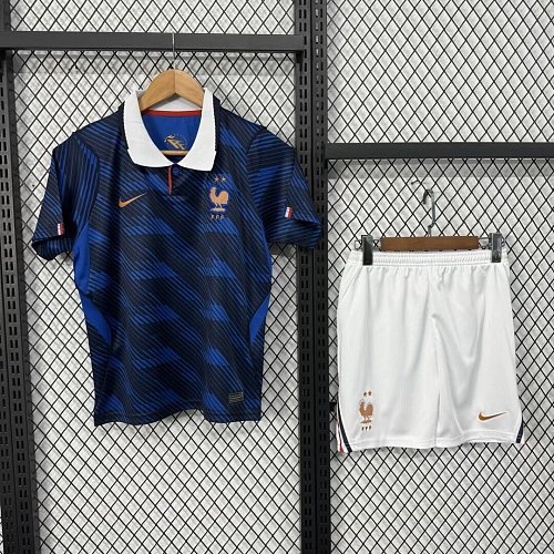 2026 Kids World Cup France Soccer Jersey Home