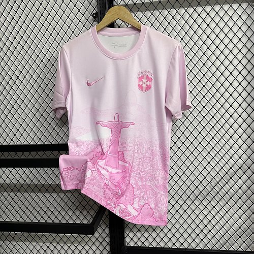 2025 Brazil Special White Soccer Jersey