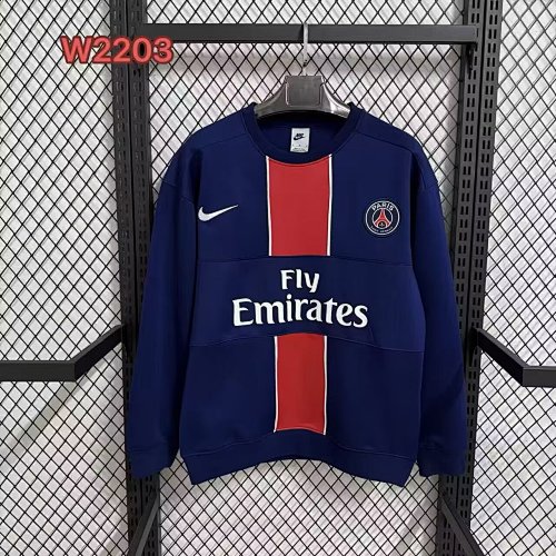 25.26 Paris Navy Blue Thick Long-Sleeved Sweater Hoodie M - 4XL