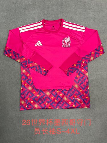2526 Mexican goalkeeper long-sleeved shirt S-2XL