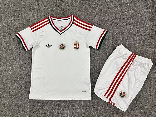 2026 Kids Hungary Soccer Jersey away
