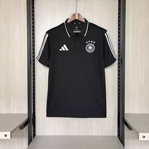 2026 Germany POLO Black Soccer Jersey S-XXL