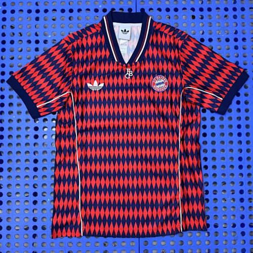 25-26 Bayern Retro Red-Blue S - 2XL