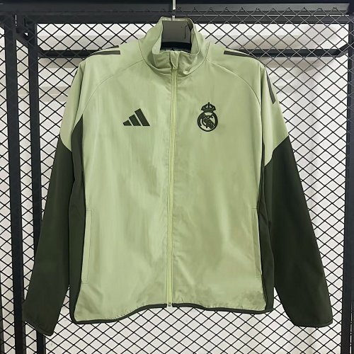 25.26 Real Madrid grass green training windbreaker S-3XL