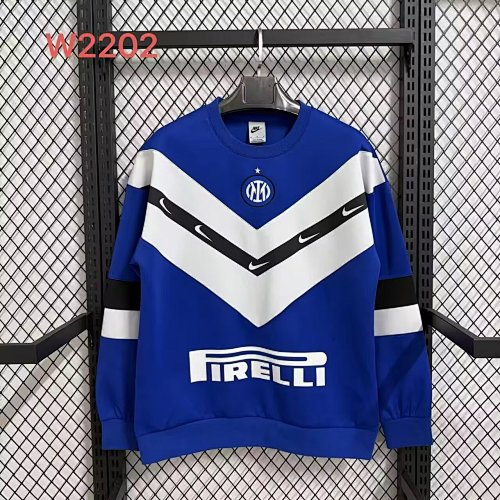 25.26 Milan blue thick long-sleeved hoodie, M - 4XL
