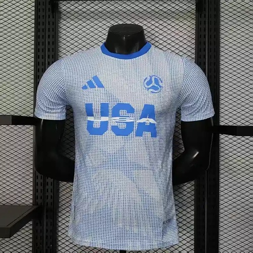 2026 Player USA-Canada-Mexico World Cup Commemorative Blue Soccer Jersey- S-4XL