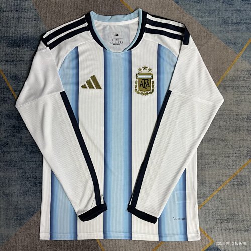 26/27 Argentina home jersey, long sleeves S-XXL