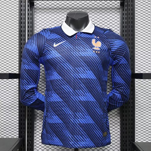2026 France long sleeve Soccer Jersey Home