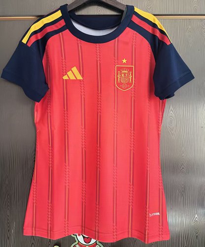 2026 Women Spain Soccer Jersey Home