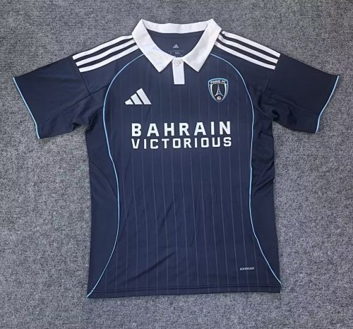 25-26 Paris FC Home Jersey - Blue S - 2XL