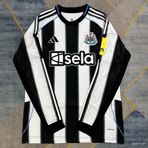 2526 Newcastle home jersey long-sleeved S-4XL