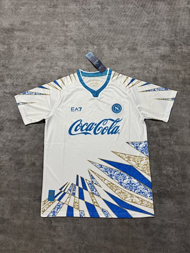 25-26 Neapolitan training jersey in white, size S-4XL
