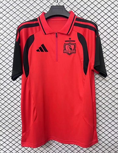 2627 Colo-Colo Half Polo Shirt S-4XL