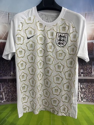 26-27 England training jersey in white - S - 4XL