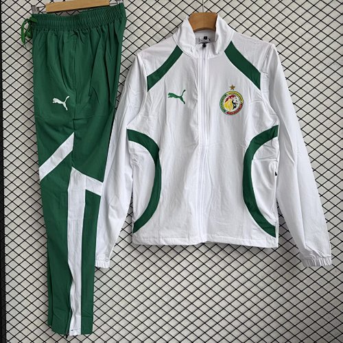 25-26 Senegal White Windbreaker Set S-XXL