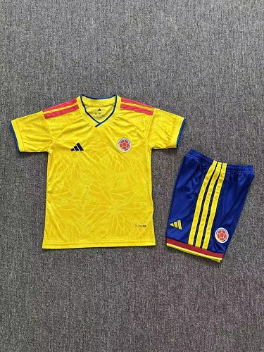 2026 Kids World Cup Columbia Soccer Jersey Home