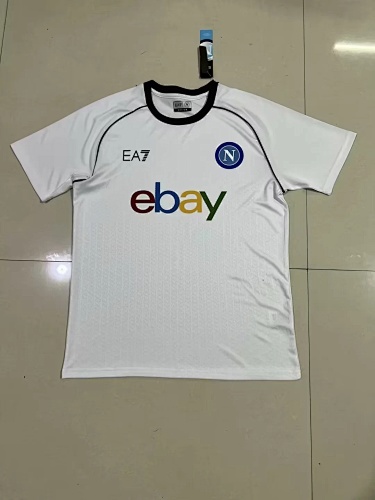 23/24 Napoli color chest advertising white jersey S-XXL