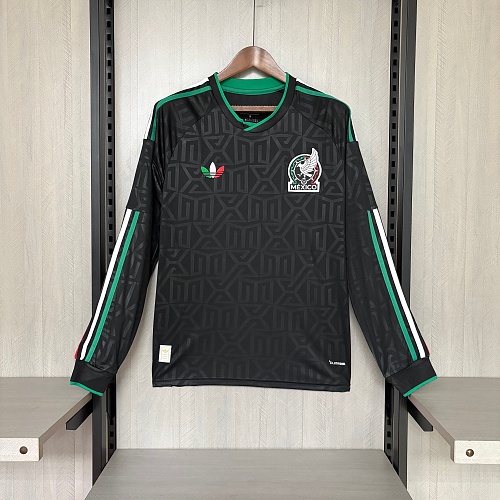 2026 Mexico Long-sleeved Black Soccer Jersey