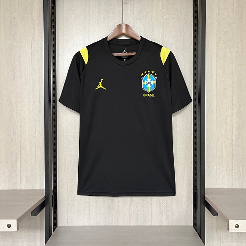 2026 Brazil Black Training Soccer Jersey