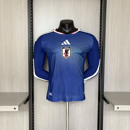 2026 Player Version Japan Long Sleeve Soccer Jersey Home