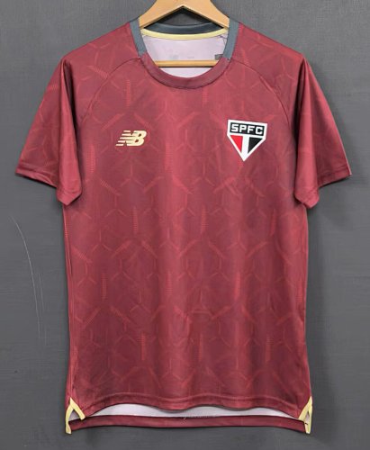 25/26 Sao Paulo date red training uniform S-XXL