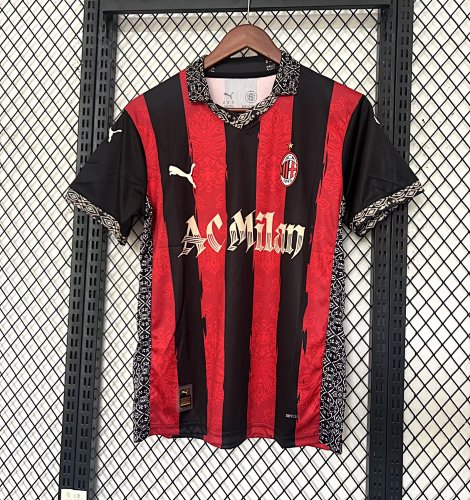 2526AC Milan Special Edition Red and Black S-XXL
