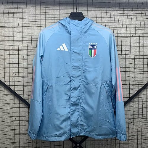 Italian hooded one-side trench coat S-XXL