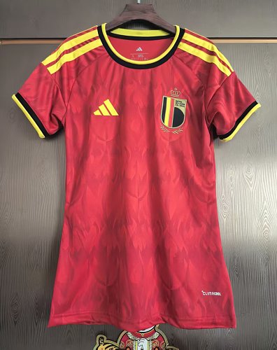 2025 Women Belgium Soccer Jersey Home