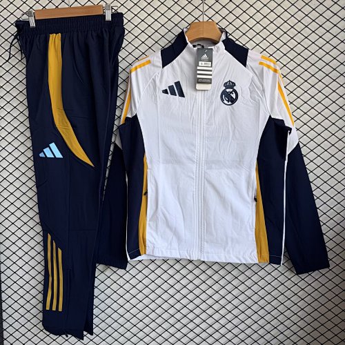 2526 Real Madrid white windbreaker suit S-XXL