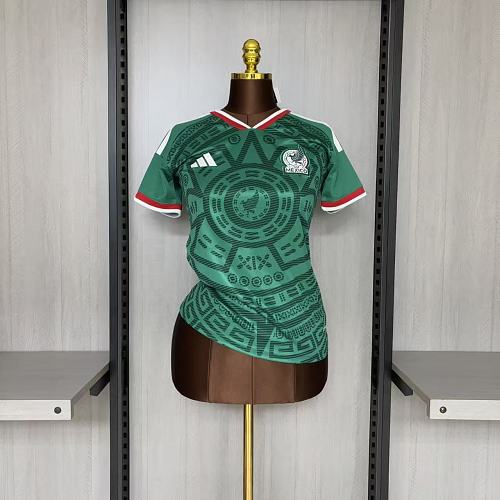 2026 Womens Mexico Green Soccer Jersey Home
