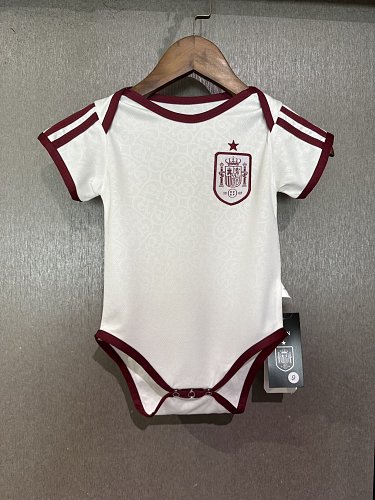2026 World Cup Baby Spain Soccer Jersey Away