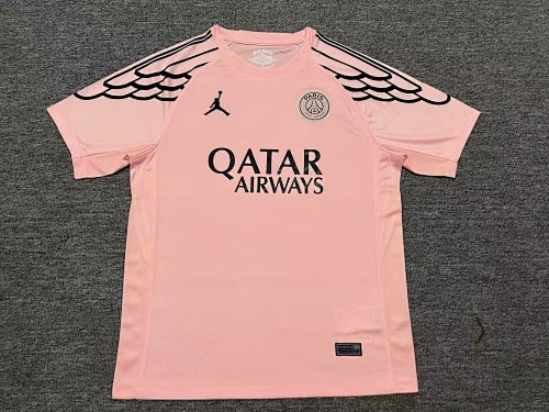 25-262 Paris Saint-Germain's third away game: Pink S-4XL