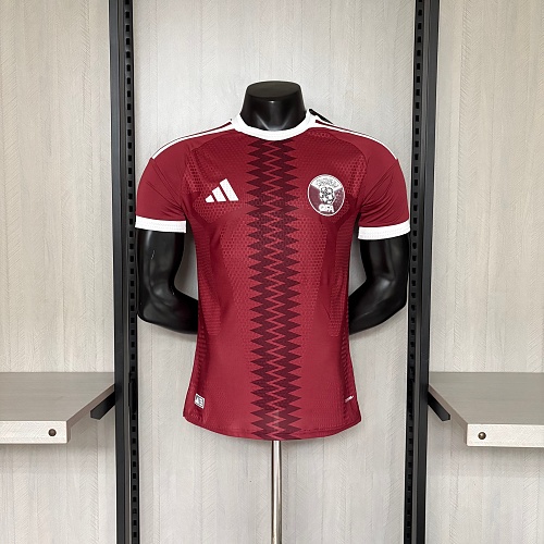 2026 Player Version Qatar Soccer Jersey Home