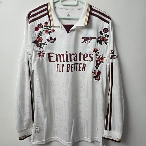 25-26 Arsenal Third Away Game - Embroidered Long-Sleeved S-2XL