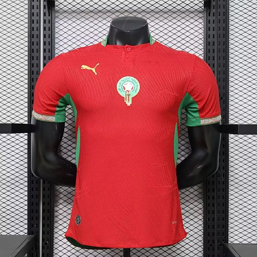 2026 World Cup Player Version Morocco Soccer Jersey Home