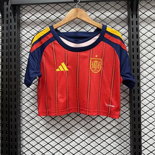 2026 World Cup Short Women’s Spain Soccer Jersey Home