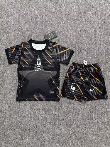 2026 kids French goalkeeper black  16# - 28#