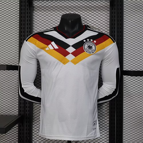 2026 Player Germany Long Sleeve Soccer Jersey Home