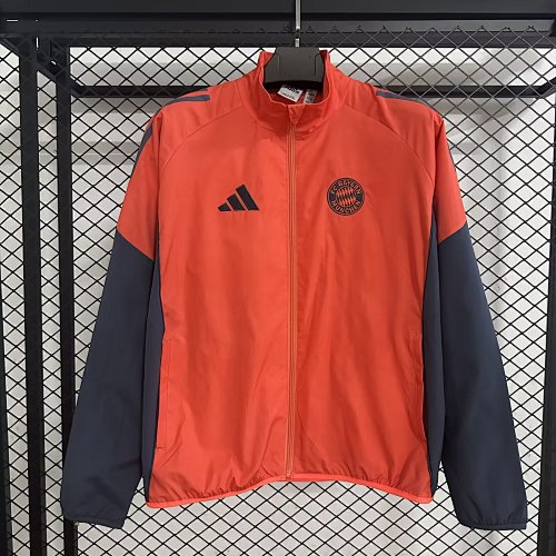 25.26 Bayern Orange Training Waterproof Jacket S-3XL