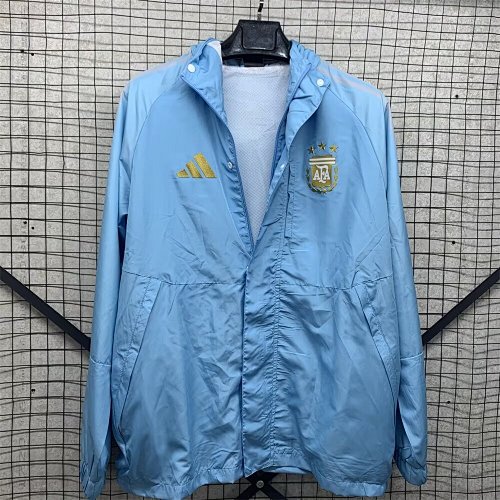 Argentine hooded one-side trench coat S-XXL